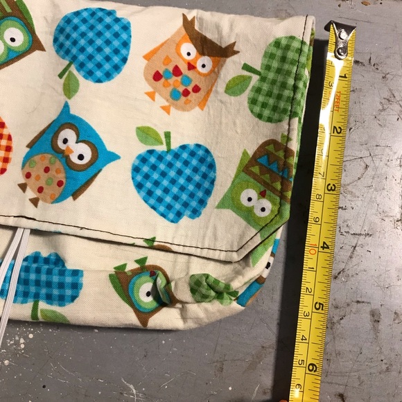 Adorable Owl print pouch. Custom made. Etsy bought. - Picture 7 of 7